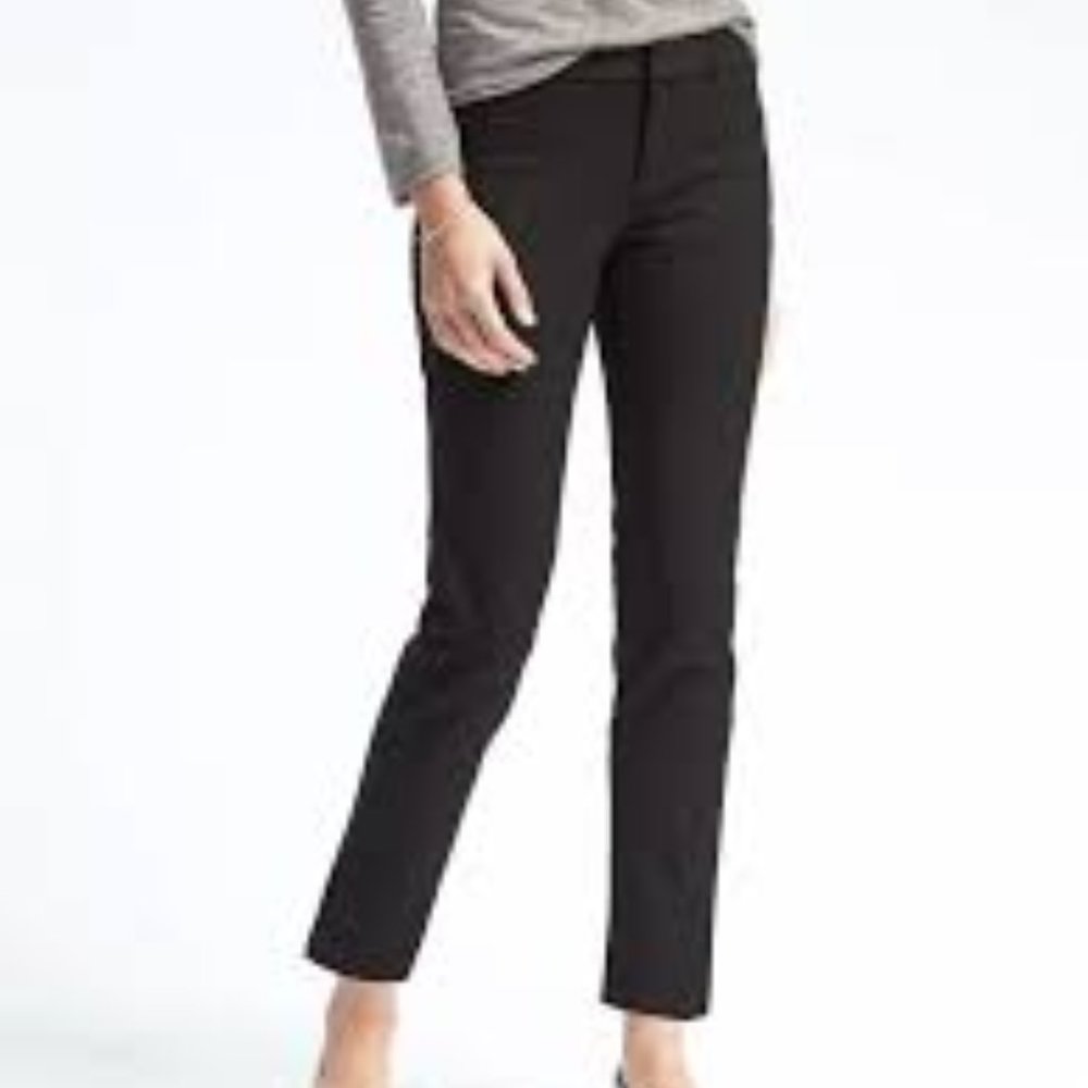Banana Republic Sloan Black Cropped Ankle Women’s Slacks